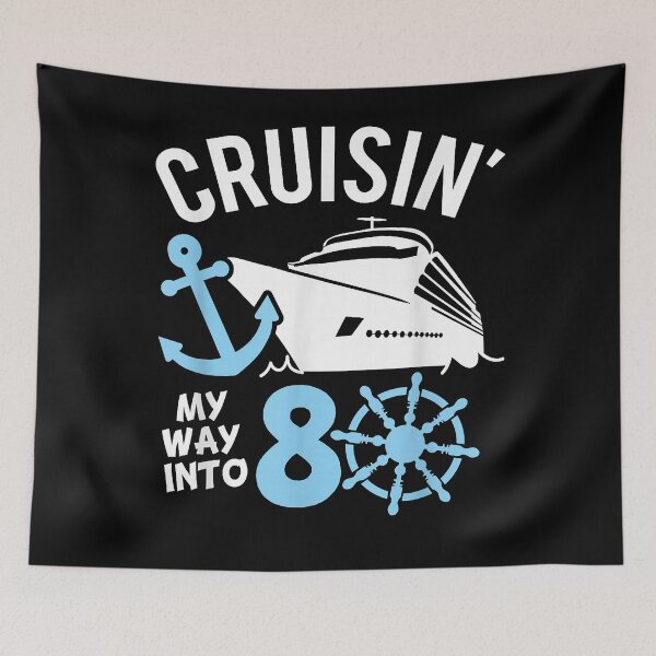 Item preview, Cruising My Way into 80, Oh Ship I'm 80, Birthday Cruise  designed and sold by LeahAbram.