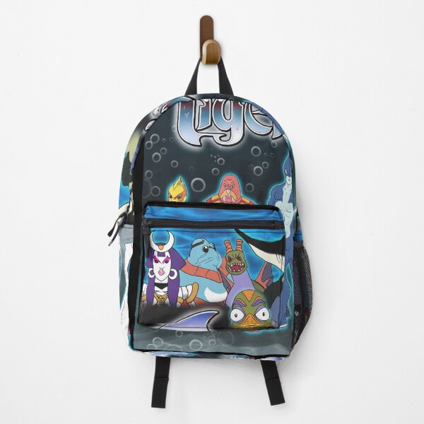 Item preview, TigerSharks retro cartoon character group art designed and sold by FlorianZieme.