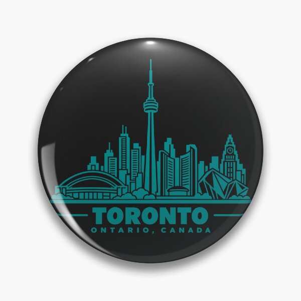 Item preview, Toronto Ontario Canada Line Art Skyline Poster designed and sold by CMYKStudio.