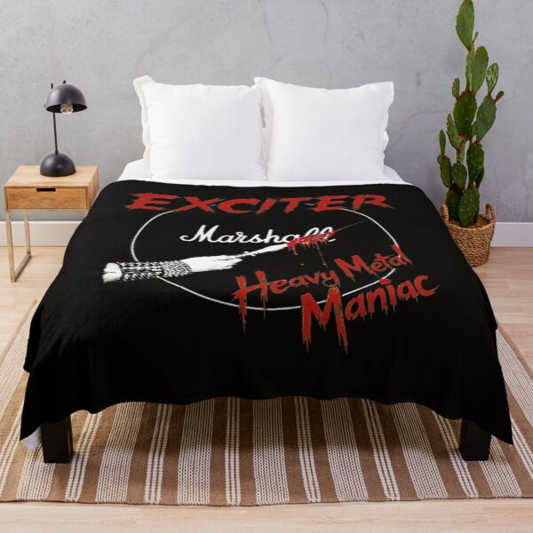 Item preview, EXCITER Heavy Metal Maniac Arte de roca desgastado designed and sold by CoconutBoys.