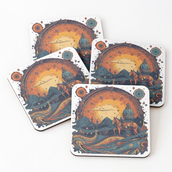 Item preview, Desert Mirage - A Captivating and Mysterious Artwork on Redbubble designed and sold by Alphakenon.