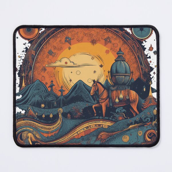 Item preview, Desert Mirage - A Captivating and Mysterious Artwork on Redbubble designed and sold by Alphakenon.