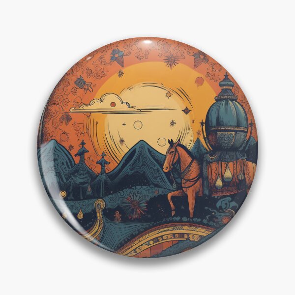 Item preview, Desert Mirage - A Captivating and Mysterious Artwork on Redbubble designed and sold by Alphakenon.
