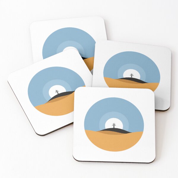 Item preview, Desert Power – Minimalist Sand Dune with Hidden Symbol designed and sold by Alphakenon.