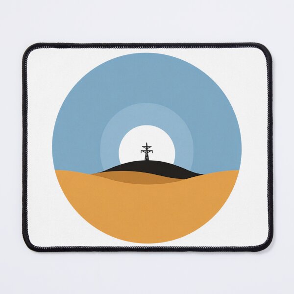 Item preview, Desert Power – Minimalist Sand Dune with Hidden Symbol designed and sold by Alphakenon.