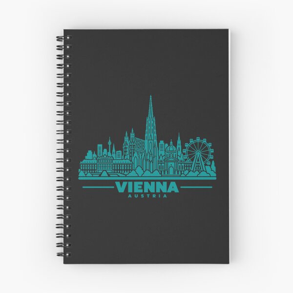 Item preview, Vienna Austria Line Art Skyline Poster designed and sold by CMYKStudio.