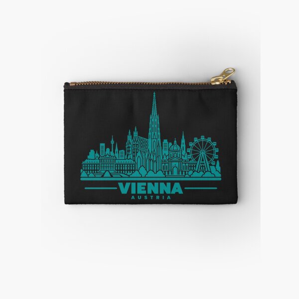 Item preview, Póster con el horizonte de Viena, Austria (dibujo lineal) designed and sold by CMYKStudio.
