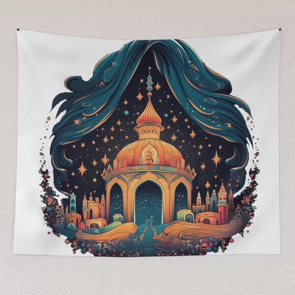 Item preview, "Golden Dunes - Stunning Desert Landscape Art" designed and sold by Alphakenon.