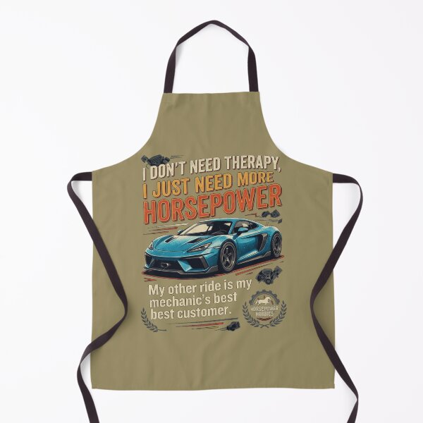 Item preview, I Don't Need Therapy I Just Need More Horsepower – Funny Sports Car Lover Art designed and sold by Evelashop.
