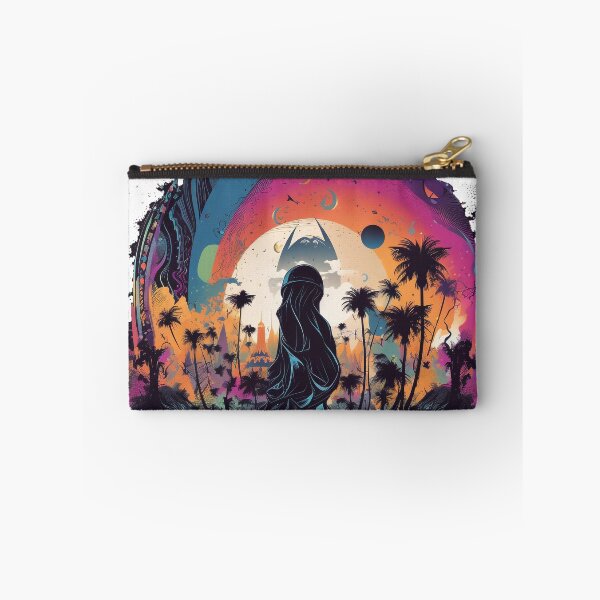 Item preview, Mystical Desert Oasis - Calm Surreal Sunset Landscape designed and sold by Alphakenon.