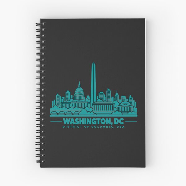 Item preview, Washington DC USA Line Art Skyline Poster designed and sold by CMYKStudio.