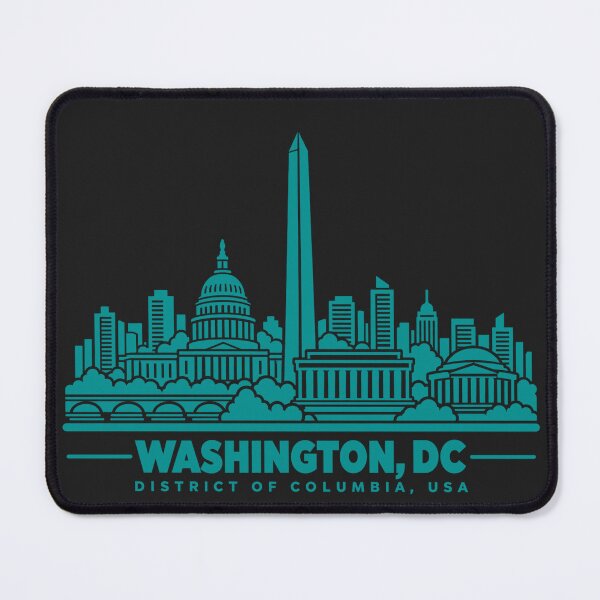 Item preview, Washington DC USA Line Art Skyline Poster designed and sold by CMYKStudio.