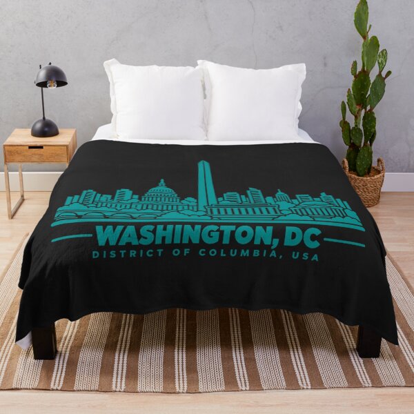 Item preview, Washington DC USA Line Art Skyline Poster designed and sold by CMYKStudio.