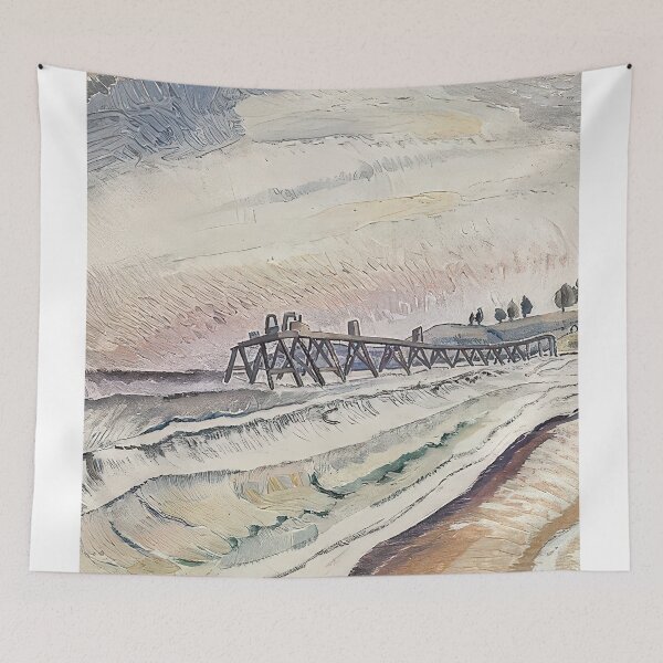Item preview, Bulli pier, south coast - 1931 designed and sold by NeonCanvasDream.