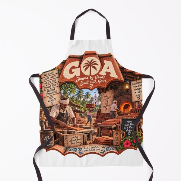 Item preview, Goa Tile Makers — Shaped by Hands Built with Heart designed and sold by Goanheartprints.