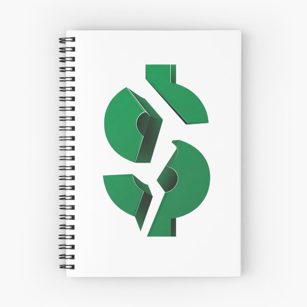 Item preview, Shattered Dollar – Cracked Green Currency Symbol designed and sold by Alphakenon.
