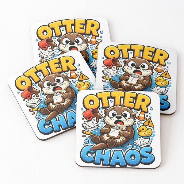 Item preview, Otter Chaos designed and sold by aistrokeofart.