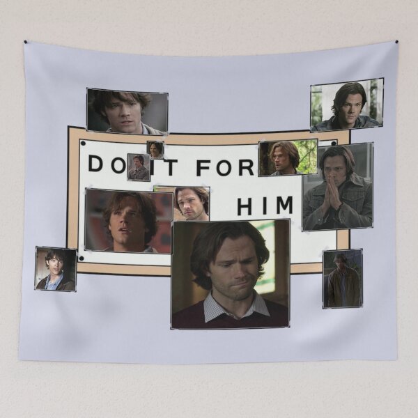 Item preview, Do It For Him Sam Winchester designed and sold by carrie-does-art.
