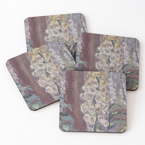Item preview, Foxgloves growing - 1929 designed and sold by NeonCanvasDream.