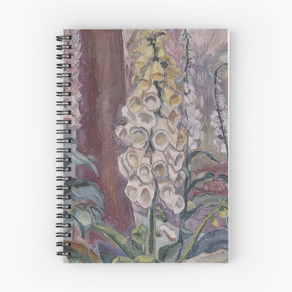 Item preview, Foxgloves growing - 1929 designed and sold by NeonCanvasDream.