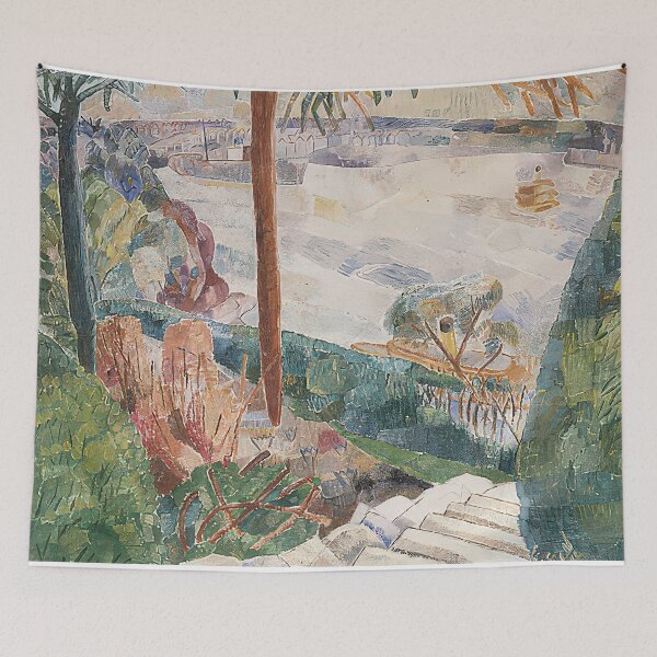 Item preview, Harbour from kirribilli - 1937 designed and sold by NeonCanvasDream.