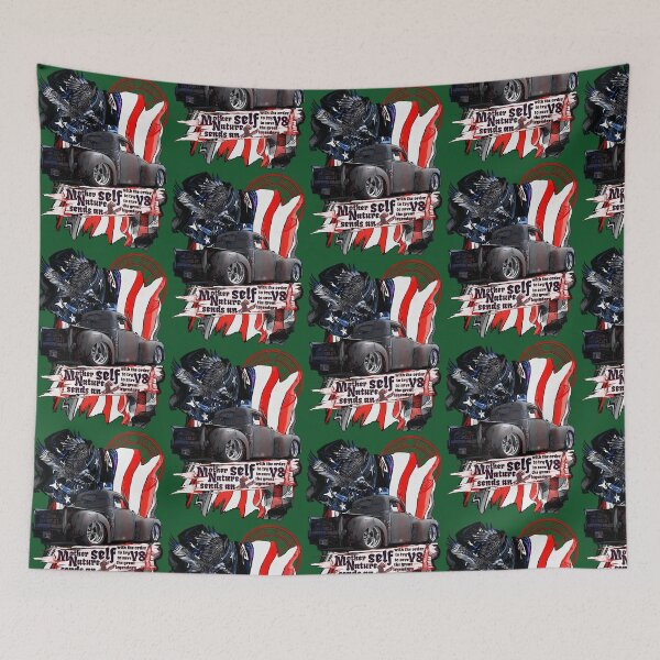Item preview, Chevy V8 Pickup Truck Eagle American Flag 680 designed and sold by AlisaHand11.