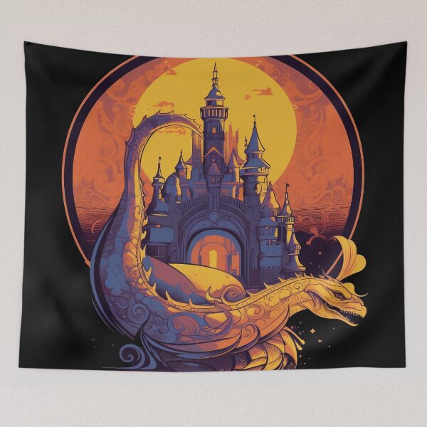 Item preview, Discover the Mysteries of the Dragons Lair Castle - Adventure Awaits designed and sold by Alphakenon.