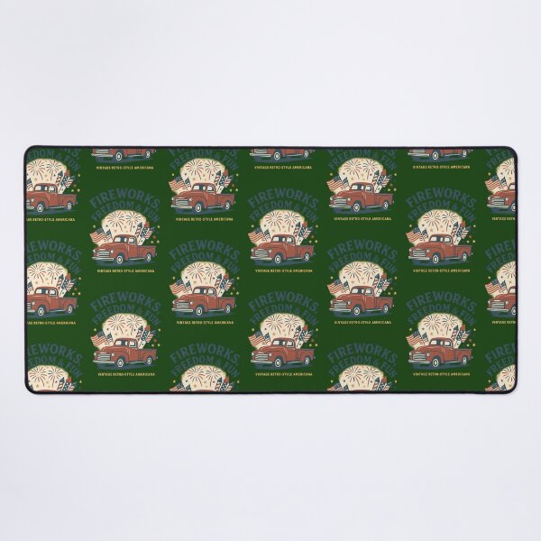 Item preview, Fireworks Freedom Fun Retro 4Th Of July Pickup Truck Design 474 designed and sold by AlisaHand11.