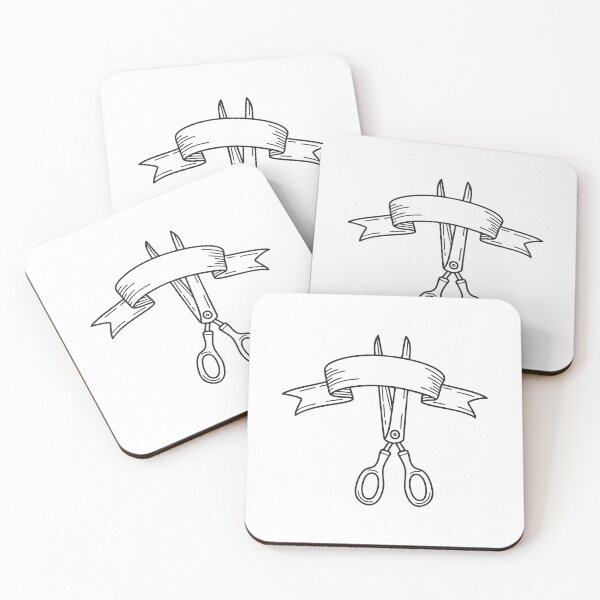 Item preview, Boceto de cinta siendo cortada con tijeras ceremoniales designed and sold by rasagamastore.