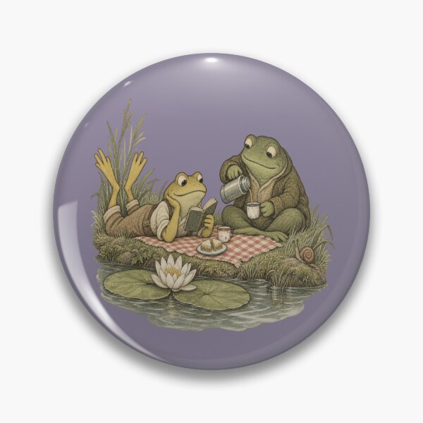 Item preview, Bookish Frog Picnic for Cozy Readers designed and sold by POD DYNASTY | Original Print On Demand T-Shirt Graphics.