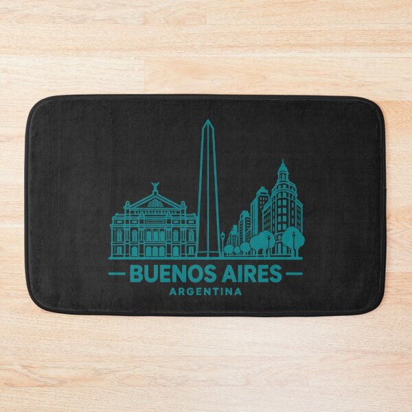 Item preview, Buenos Aires Argentina Line Art Skyline Poster designed and sold by CMYKStudio.