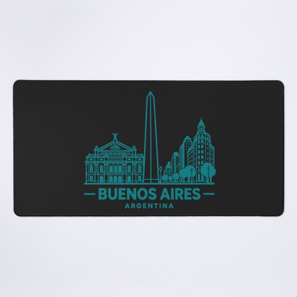 Item preview, Buenos Aires Argentina Line Art Skyline Poster designed and sold by CMYKStudio.