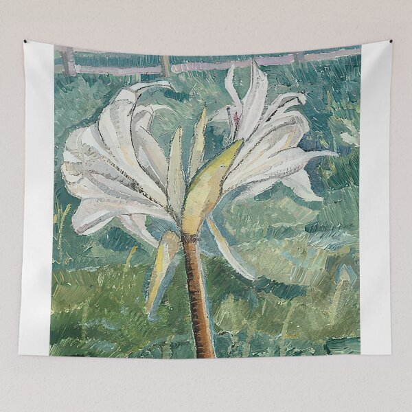 Item preview, Lily growing in a field by the sea - 1927 designed and sold by NeonCanvasDream.