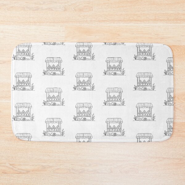 Item preview, Fruit stand packed with colorful produce in doodle sketch designed and sold by rasagamastore.