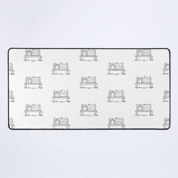 Item preview, Suitcase left unattended near a train bench in doodle sketch designed and sold by rasagamastore.