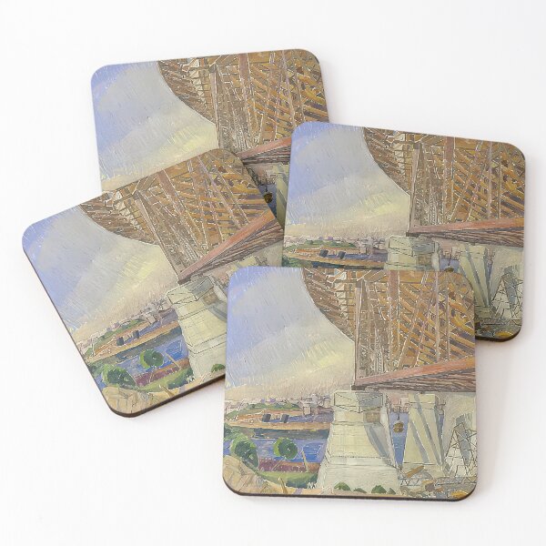Item preview, The curve of the bridge - 1929 designed and sold by NeonCanvasDream.