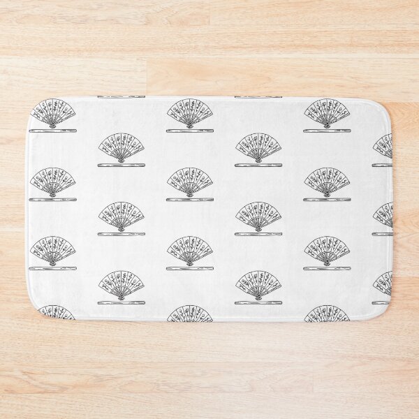 Item preview, Traditional fan decorated with patterns on a shelf in doodle sketch designed and sold by rasagamastore.