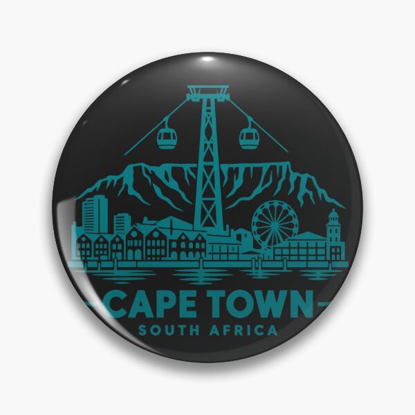 Item preview, Cape Town South Africa Line Art Skyline Poster designed and sold by CMYKStudio.