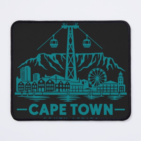 Item preview, Cape Town South Africa Line Art Skyline Poster designed and sold by CMYKStudio.