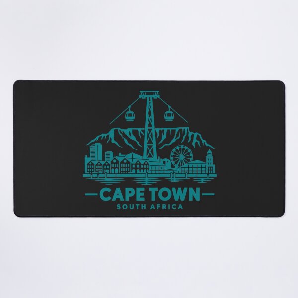 Item preview, Cape Town South Africa Line Art Skyline Poster designed and sold by CMYKStudio.