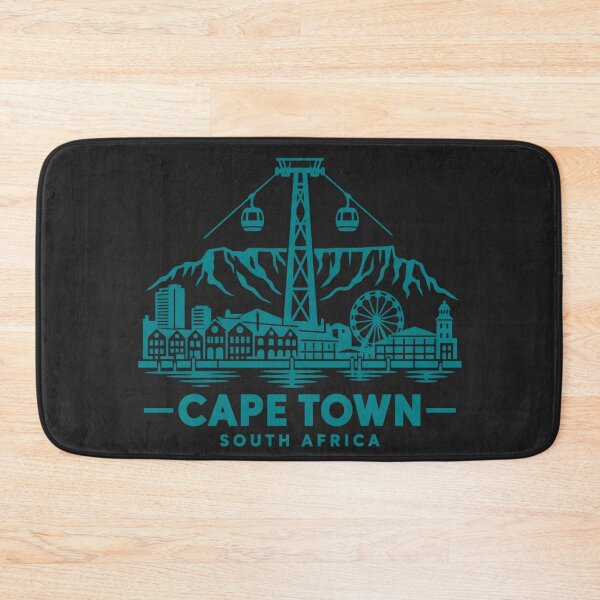 Item preview, Cape Town South Africa Line Art Skyline Poster designed and sold by CMYKStudio.