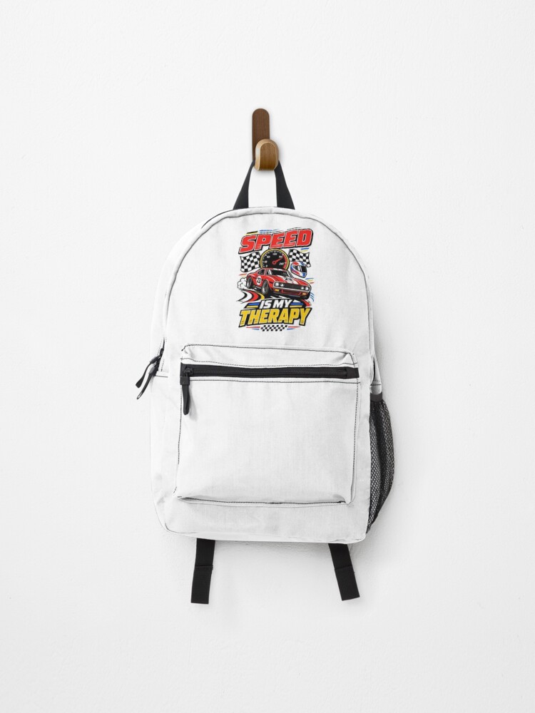 Thumbnail 1 of 3, Backpack, Speed Is My Therapy Racing designed and sold by RAS-77.