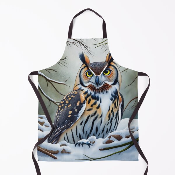 Item preview, Perched Owl in Snowfall designed and sold by Gustavo Navarro.