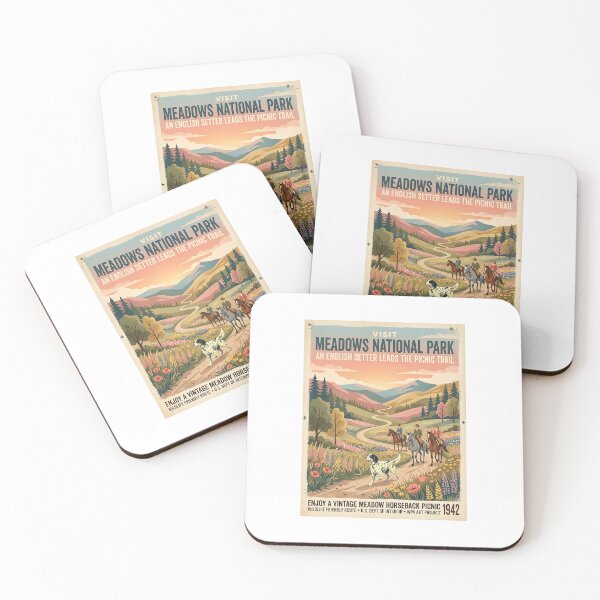 Item preview, English Setter Meadow Picnic Guide designed and sold by PictoVibe.