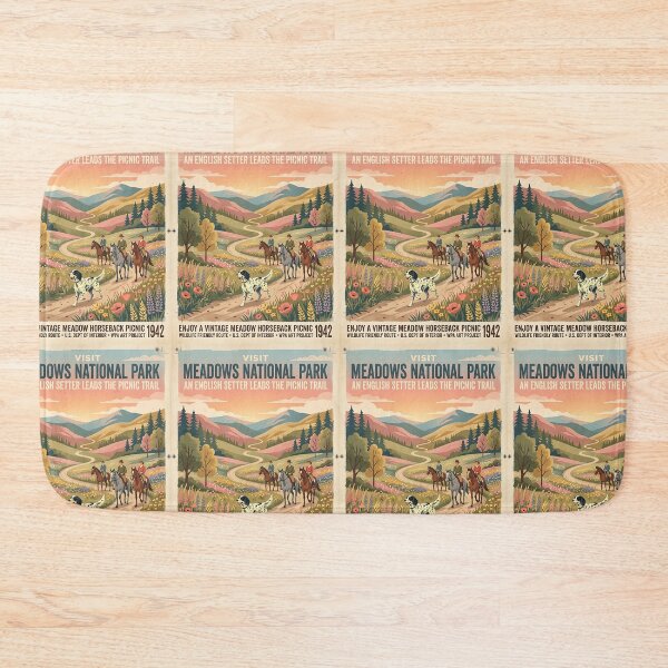 Item preview, English Setter Meadow Picnic Guide designed and sold by PictoVibe.