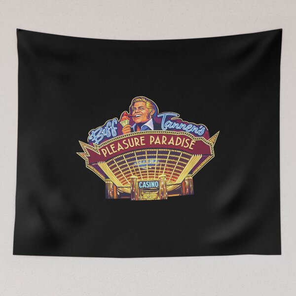 Item preview, Buff Tanner Pleasure Paradise Casino Retro Neon Sign designed and sold by ANTHONJACKSOA.