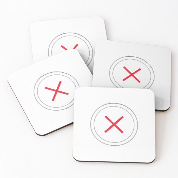Item preview, Red X in Circle – Minimalist Error Symbol Design designed and sold by Alphakenon.