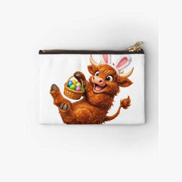 Item preview, Highland Cow Easter Bunny designed and sold by Sillytoe.