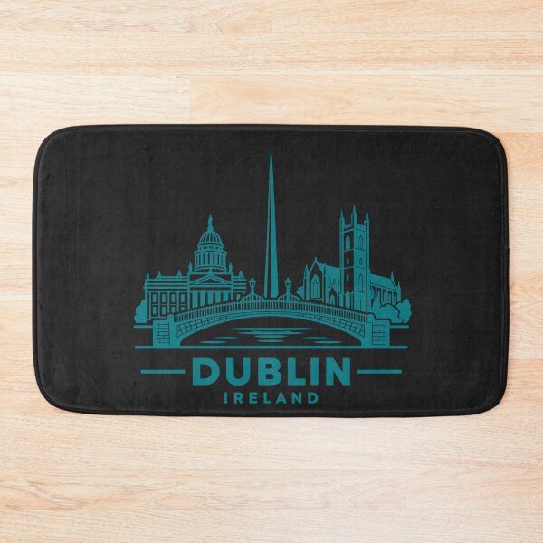Item preview, Dublin Ireland Line Art Skyline Poster designed and sold by CMYKStudio.