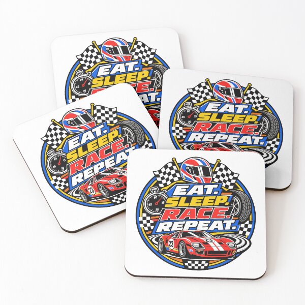 Item preview, Eat Sleep Race Repeat  designed and sold by RAS-77.